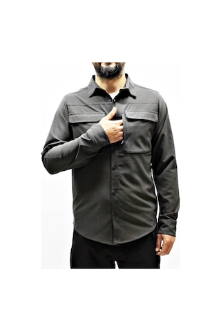 Mudwill Gri Flex Tactical Outdoor Taktik Gömlek Gri