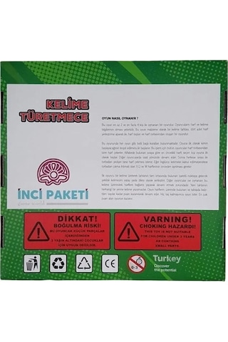 Saki Toys İnci Paketi Kelime Türetmece