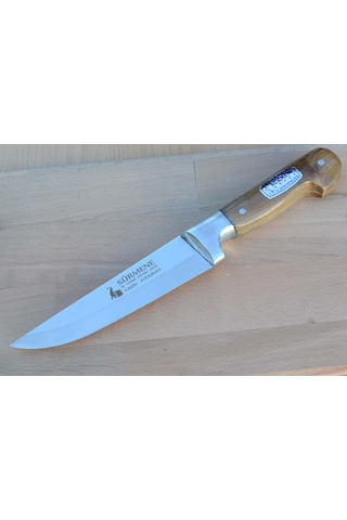 Sürmene Kasap Bıçağı Mutfak Bıçağı 27 CM No 1 T5 Çubuk Çelik Siyah