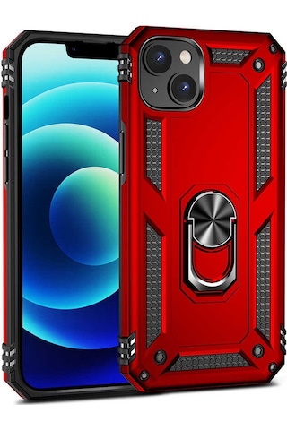 Apple iPhone 14 Uyumlu Zore Vega Kılıf-kırmızı Kirmizi