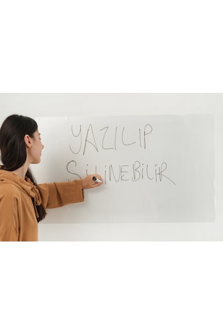 Beyaz Yazı Tahtası 100X60Cm 2 Adet Statik Kağıt Tahta