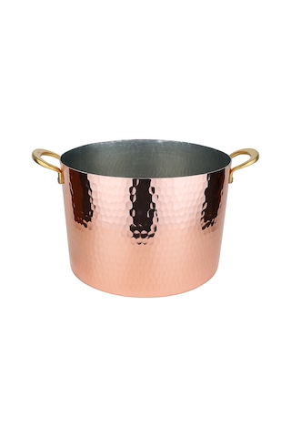 Cuvesta El Yapımı Kalın 1.5mm Bakır Buz Kovası 26x20cm