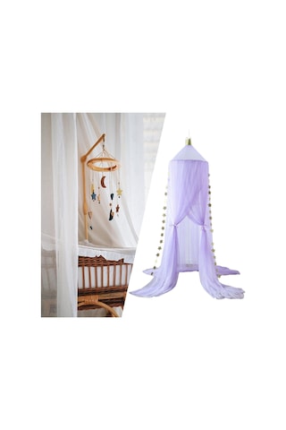 Suntek Çocuklar Prenses Oyun Çadırı Bebek Odası Menekşe