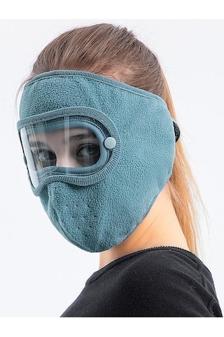 Trendooze Yeni Sıcak Sarsıntı Rüzgar Polar Mavi Maske Maske Korumalı Gözlük Geçirmez Buğu Binme El Mavi