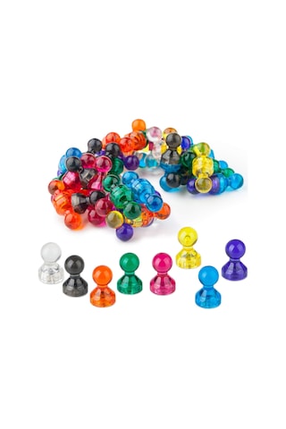 Pano Mıknatısı, Güçlü Manyetik Raptiye Magnet, Adet Seçmeli 10 Adet