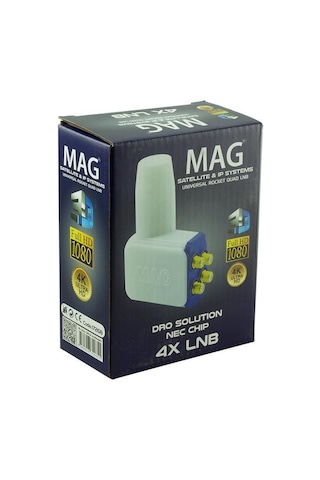 Mag Slim Rocket Hd Dörtlü Quad Lnb 0.1Db