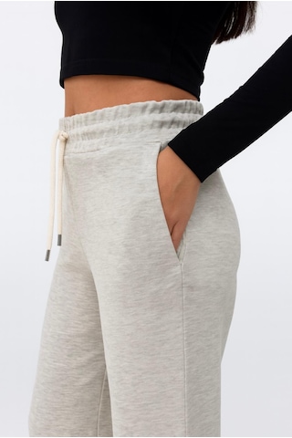 Axxel Kadın Krem Melanj İnterlok Eşofman Altı-p2273 Krem