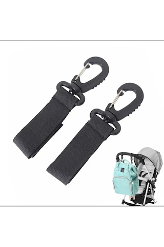 Bebek Arabası Kancası I Bebek Arabası Askı Apatı I 2 Adet Metal