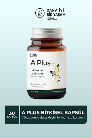 A Plus L-carnitine Lepidium Bitkisel Kapsül Aromasız