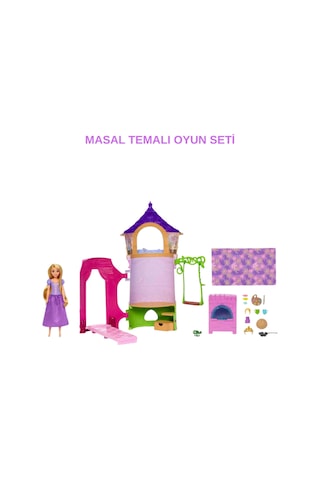 Disney Prensesi Rapunzel İn Kulesi Oyun Seti Masalsı Kule Ve Aksesuarlar