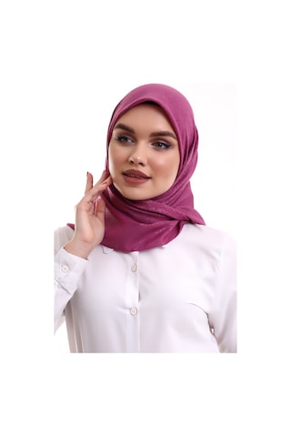 Kofra Desenli Baş Örtü - Fuşya