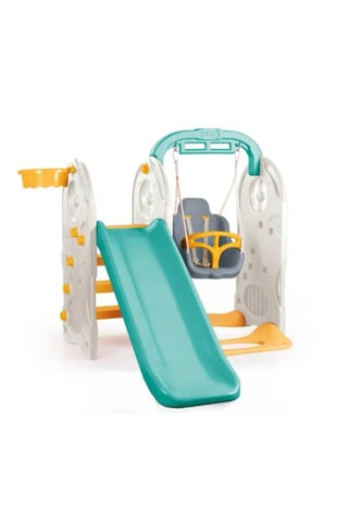 Dolu 4 In 1 Oyun Parkı Beyaz - Turkuaz