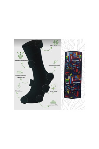 Garanti Çorap Eğlenceli Desenli Unisex Soket 6 Lı 6a Çok Renkli