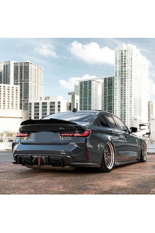 Bmw Aksesuar G20 2020+ Uyumlu Psm Spoiler İthal Pianoblack Boyalı