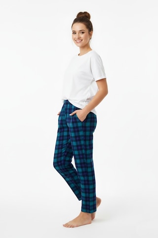 Kadın Tek Penye Pijama Alt Bgl-st05005 Yeşil