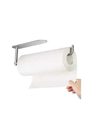 Zift Unique Paslanmaz Çelik Yapışkanlı Kağıt Havlu Askılığı Kağıt Havluluk Çelik