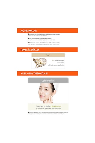 Missha Pure Source Pocket Pack Aydınlatıcı&Nemlendirici İnci Özlü Uyku Maskesi 10 ML (Pearl)