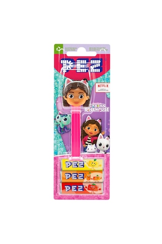 Pez Dispenser Gabby's Dollhouse Gabby Meyve Aromalı Şekerleme Makinesi Ve Şekerleme Yedekleri