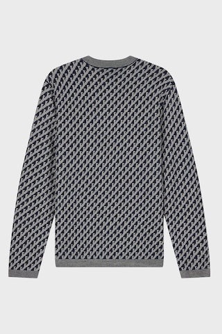 Emporio Armani Logolu Jakarlı % 100 Yün Bisiklet Yaka Kazak Erkek Kazak Em006360 Af27946 Fb066 Lacivert