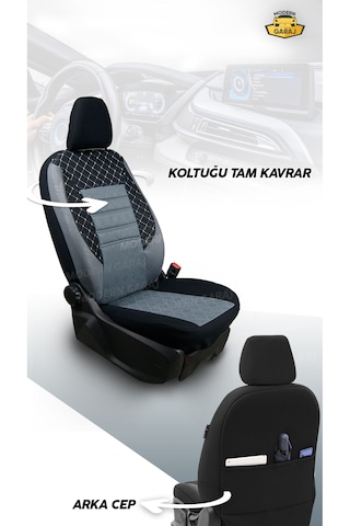 Fiat Albea Tipo Linea Palio Egea Tempra Full Set Gofrajlı Gri