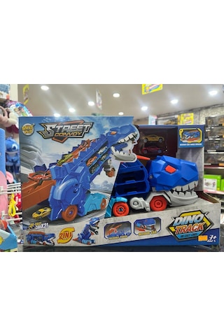 Dıno Truck 2 In 1 Araba Yutan Katlanabilen Ultimate T-rex Tır