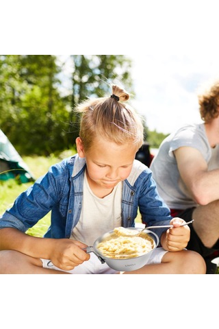 Symbee 4'lü Paket 260ml Çelik Konik Kase - Katlanabilir Kollü, Ev Ve Dış Mekan İçin Elverişli Çok Renkli