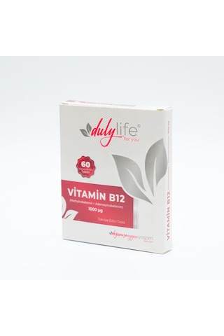Vitamin B12 60 Çiğneme/Dilaltı Tablet