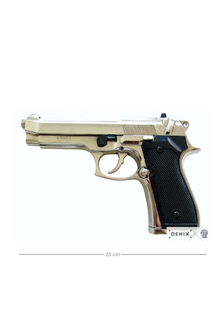 Denix Dekoratif Replika Baretta 92f Tabanca 9 Mm, İtalya 1975