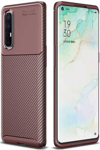 Rba Aksesuar Reno 3 Pro 5g Kılıf Rba Negro Silikon Kapak - Siyah Siyah