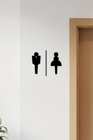 Wc Tabelası, Tuvalet Levhası, Kadın Erkek Tabela, Yönlendirme Levhaları 51
