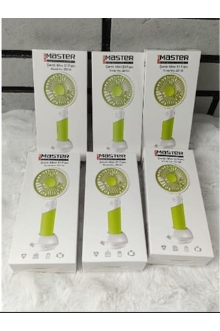 Master Zb100 Şarjlı Mini El Fanı