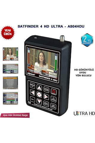 Satfinder 4 Hd Ultra - As04Hdu Görüntülü Uydu Bulucu