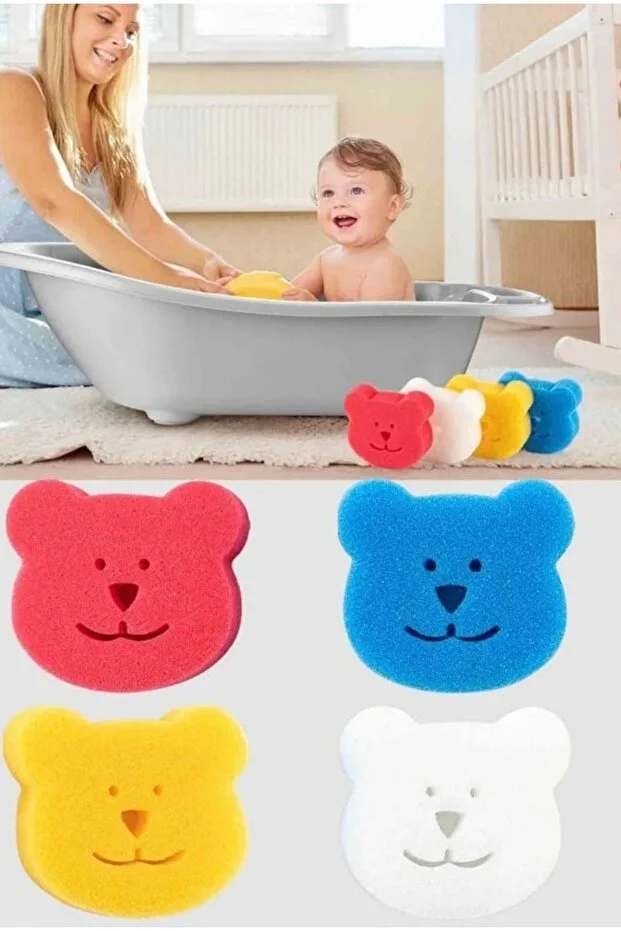 Lüx 1 Adet Lüx Bebek Banyo Süngeri Ve Çocuk Banyo Lifi Ve Süngeri, Bebek Yıkama Süngeri