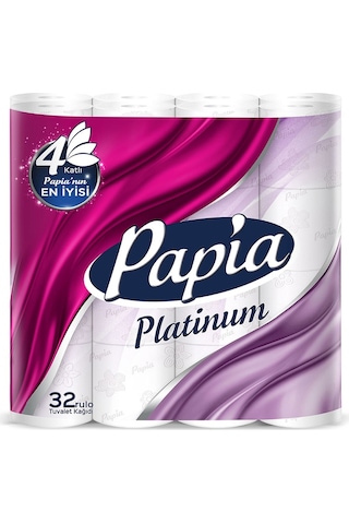 Papia Platinum Tuvalet Kağıdı 32 Rulo