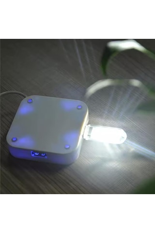 Powermaster Pm-34390 Flash Bellek Görünümlü Taşınabilir 3 Led Beyaz Işık Usb Gece Lambası