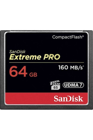 Sandisk Extreme Pro Compact Flash SDCFXPS-064G-X46 64 GB CF Hafıza Kartı