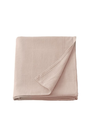 Ikea Indıra Yatak Örtüsü, Açık Pembe, 230x250 Cm