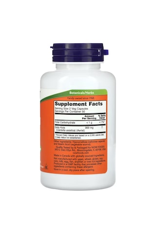Now Gotu Kola Ayurvedic Medicine Memory 450 Mg 100 Caps