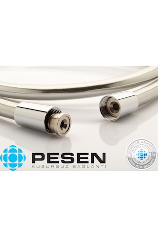 Euro 1/2K-1/2K 150 Cm Duş Hortumu - Krom