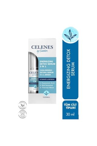 Gees Global Celenes Canlandırıcı Detox Yüz Serumu 3'ü 1 Arada Gbzs