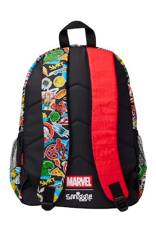 Smıggle Marvel Lisanslı Classic Çocuk Sırt Çantası Siyah, Okul Ve Günlük Kullanım