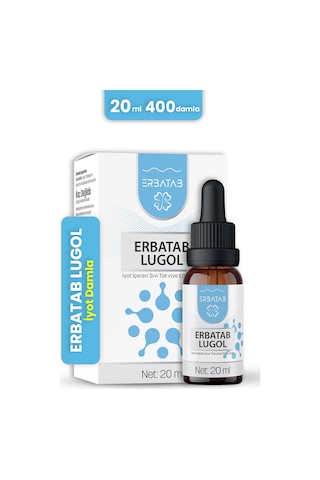 Erbatab Lugol İyot %2 20 ML