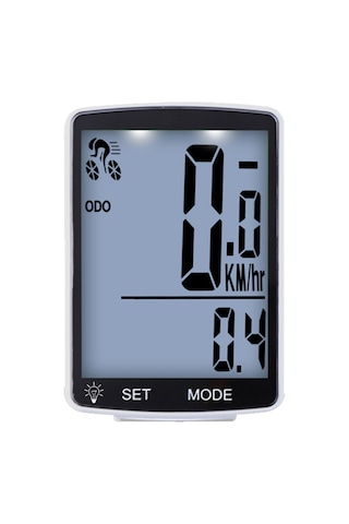 Ranyeek Ya100-a Bisiklet Hız Göstergesi: 2.8 İnç Büyük Ekran, Kablosuz, Su Geçirmez, Led Aydınlatmalı, Beyaz Kasa Beyaz