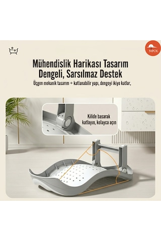 Bebek Banyo Şezlongu - Bebek Yıkama Koltuğu
