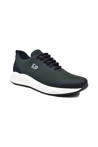 King Paolo B1035 Krakers Spor Erkek Ayakkabı Tekstil Spor Ayakkabı-Haki