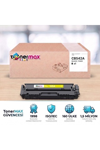 Hp Color Laserjet Cp1217 Cb542a Sarı Uyumlu Toner Çipli 1.400 Sayfa