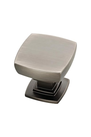 Pirinç Saten Nikel Webber Mutfak Hardware Dolap Tokmak, Gümüş, P29542k-904-b