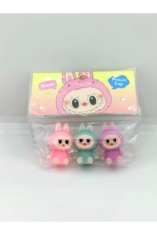 Abc Labubu Silgi 3 Lü