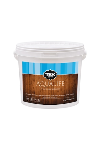 Tek Aqualıfe Su Bazlı Ahşap Koruyucu 2,5 Lt Teak