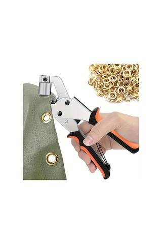 Fochsia 200 Parça 10mm Halkalı Kapsamlı Zımba Kiti Takım Çantası İle Dıy Projeleri İçin